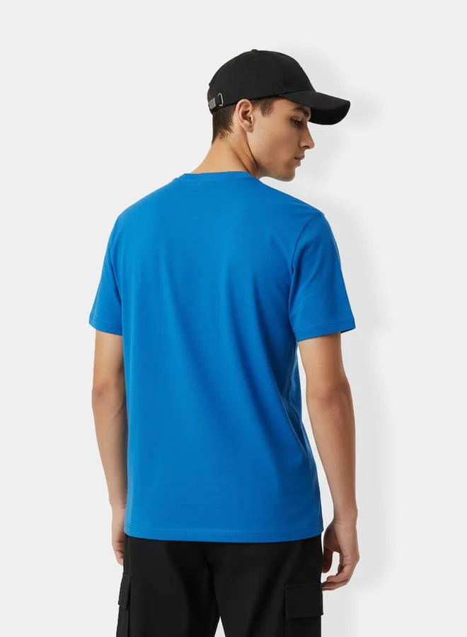 Looney Tunes Men Blue Looney Tunes Graphic Print T-Shirt